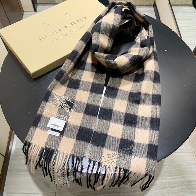 Burberry男女款大格羊絨圍巾 巴寶莉2021新款羊絨圍巾  mmj1521